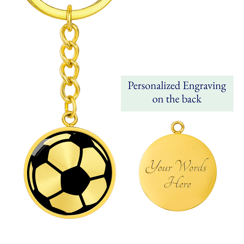 Soccer Ball Keychain