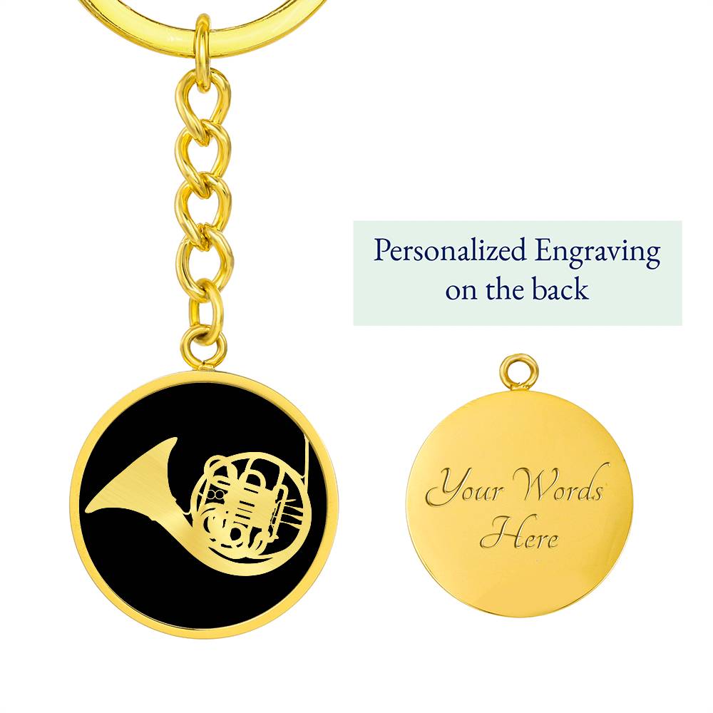 French horn Keychain