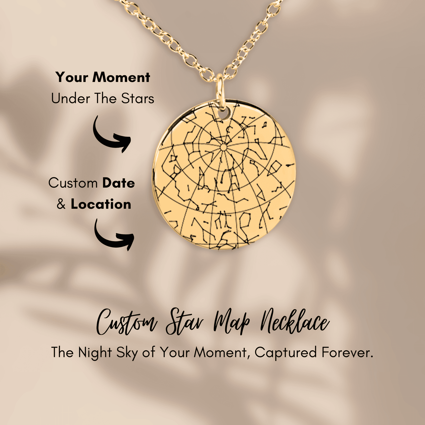 Personalized Star Map Necklace