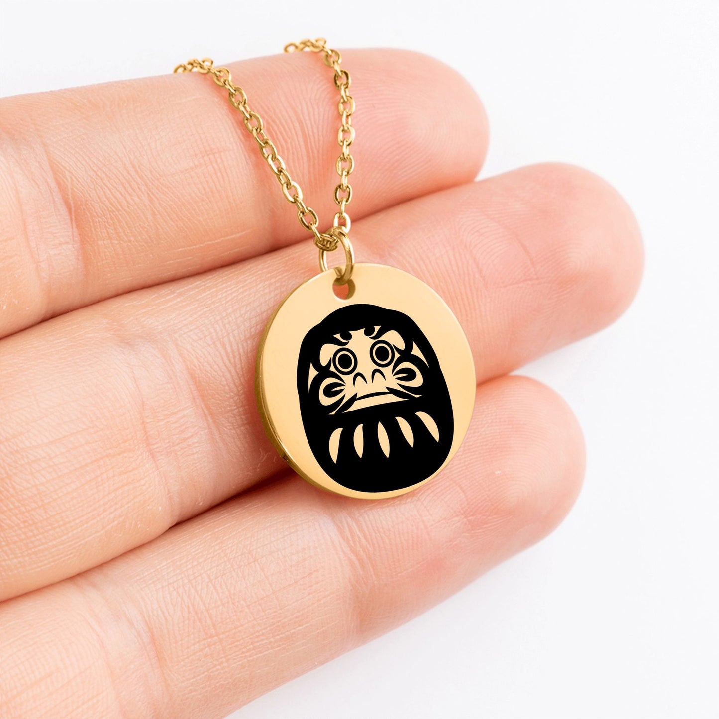 Daruma Doll Necklace