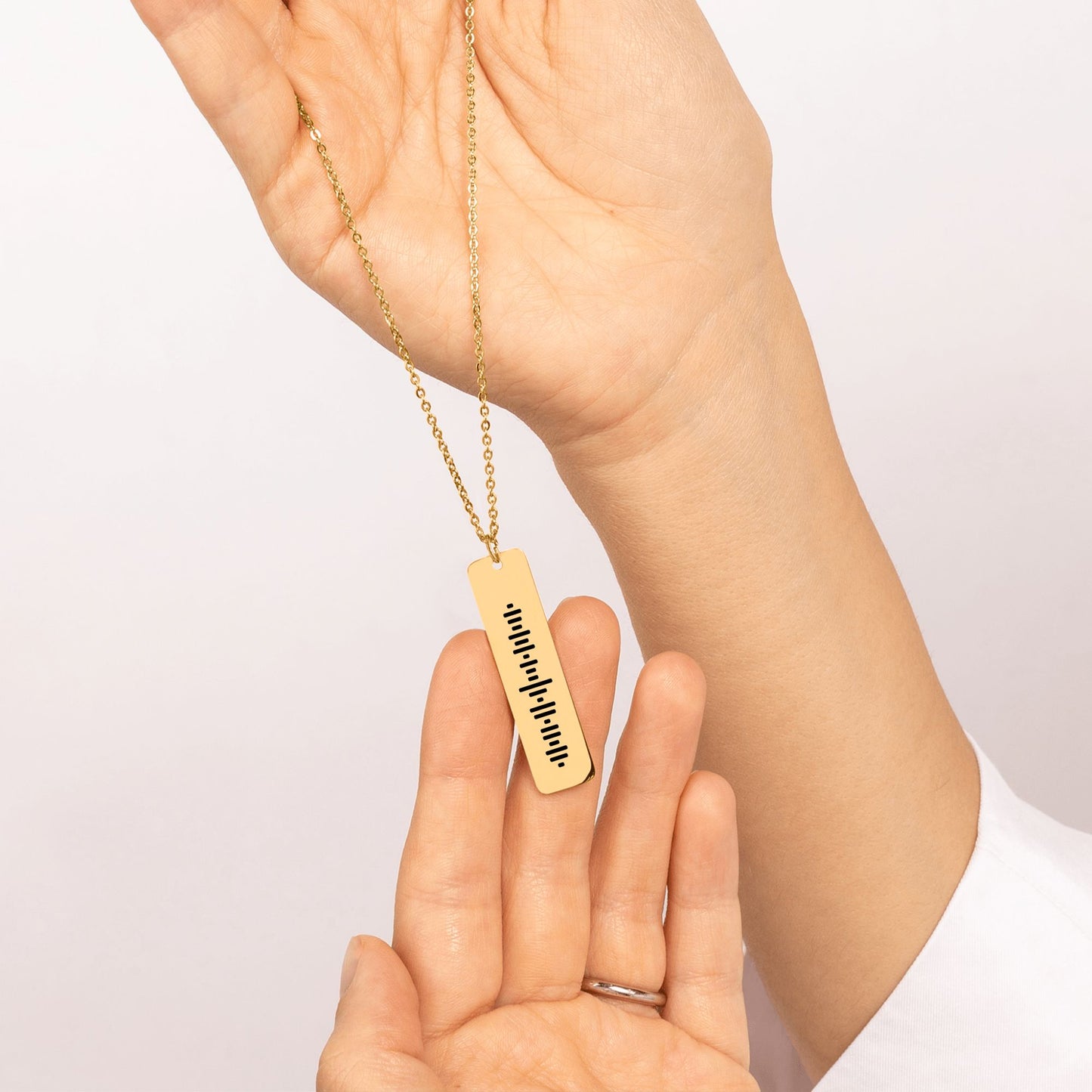Luther Spotify Code Necklace