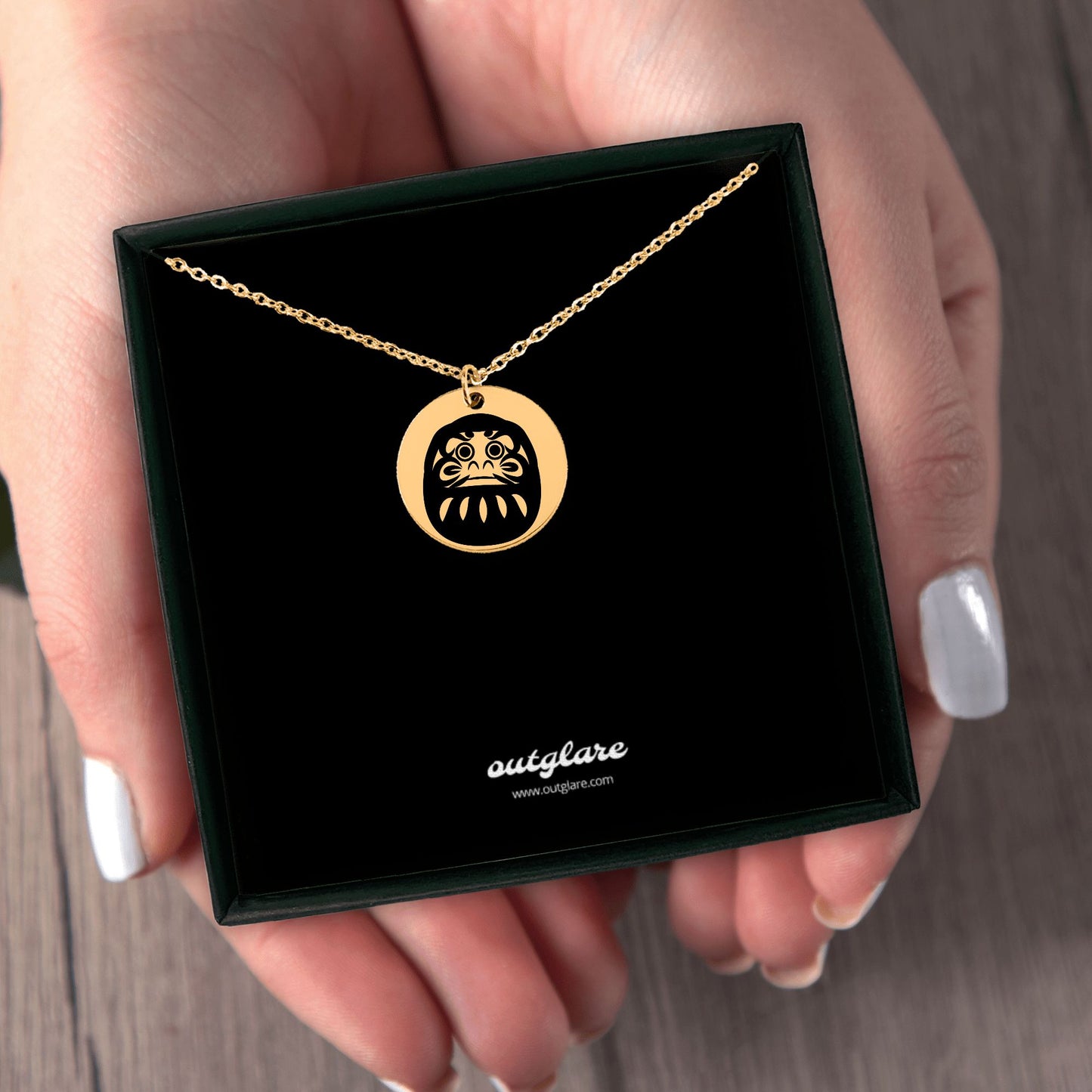 Daruma Doll Necklace