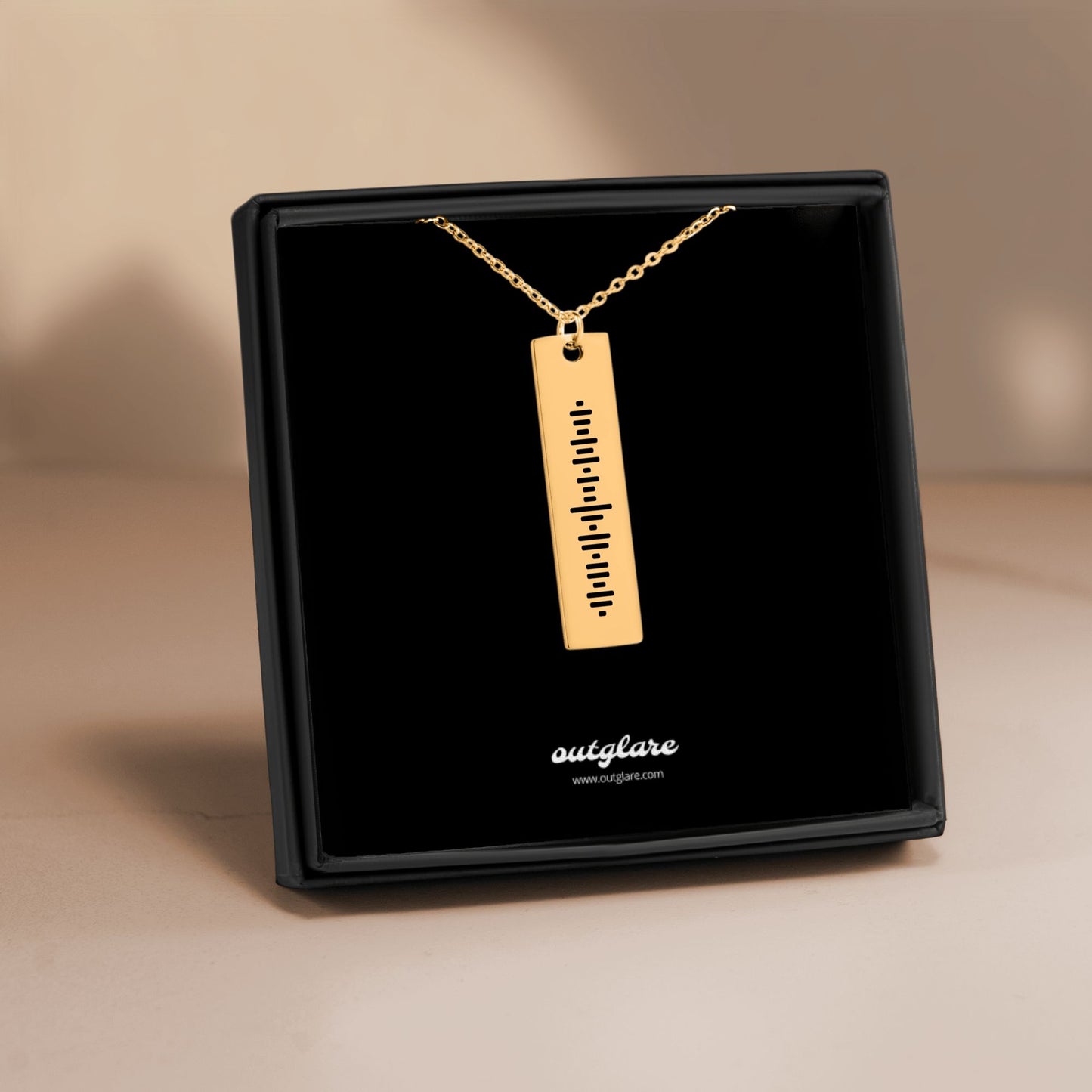 Luther Spotify Code Necklace