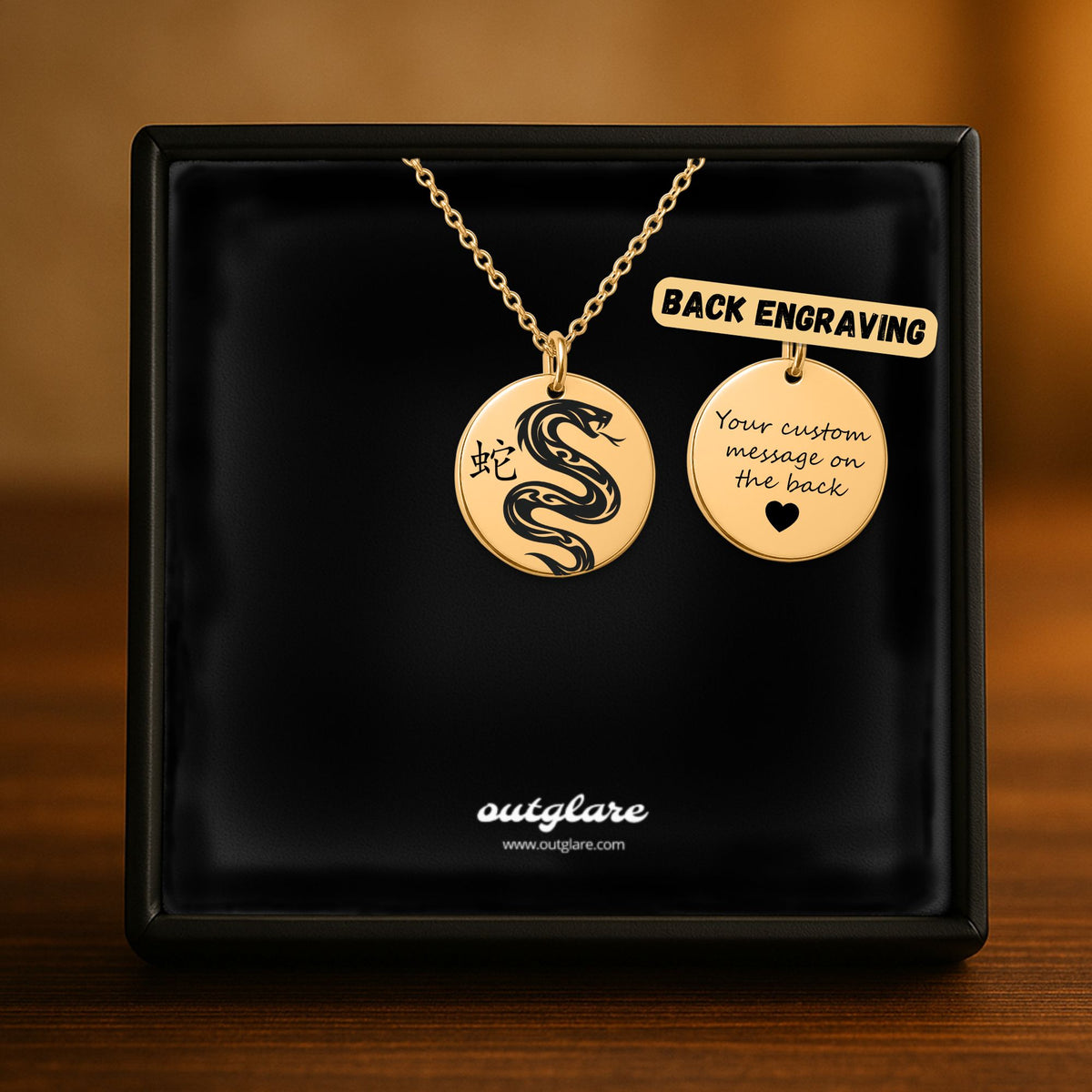 Snake Chinese Zodiac Necklace