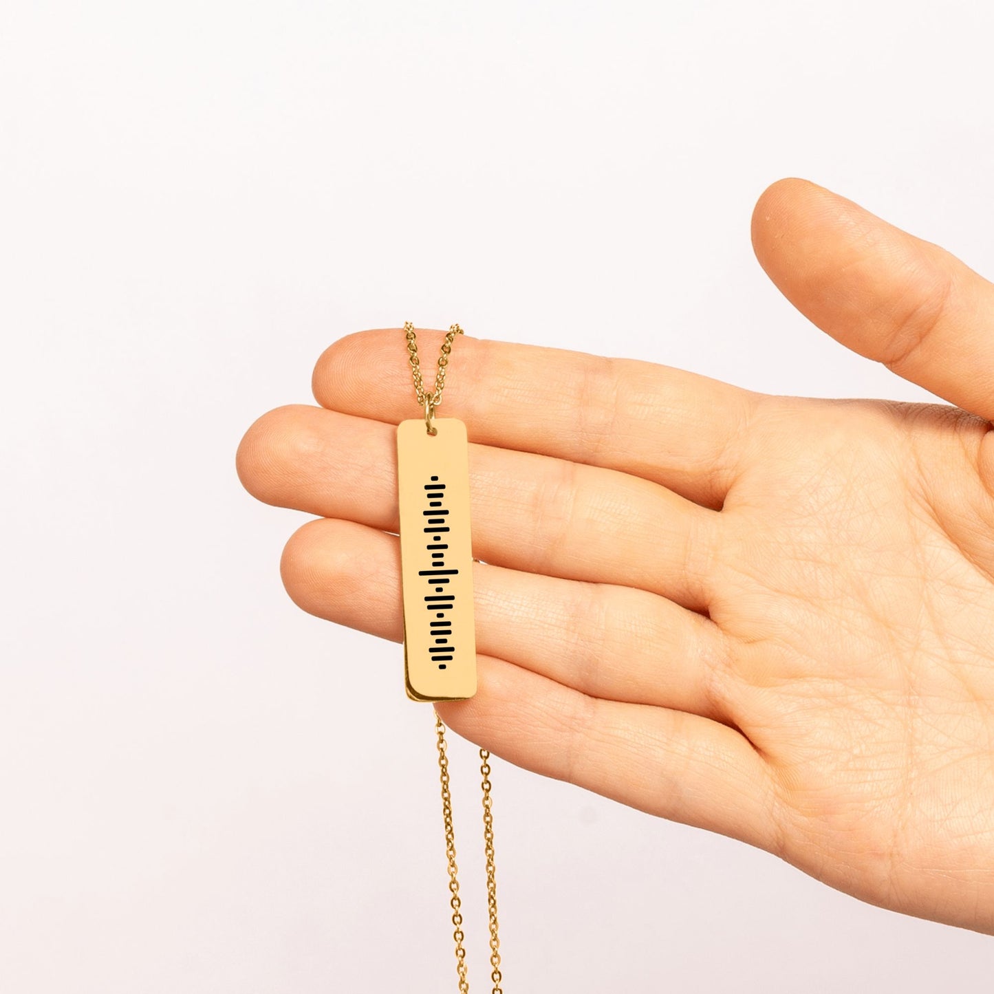 Luther Spotify Code Necklace