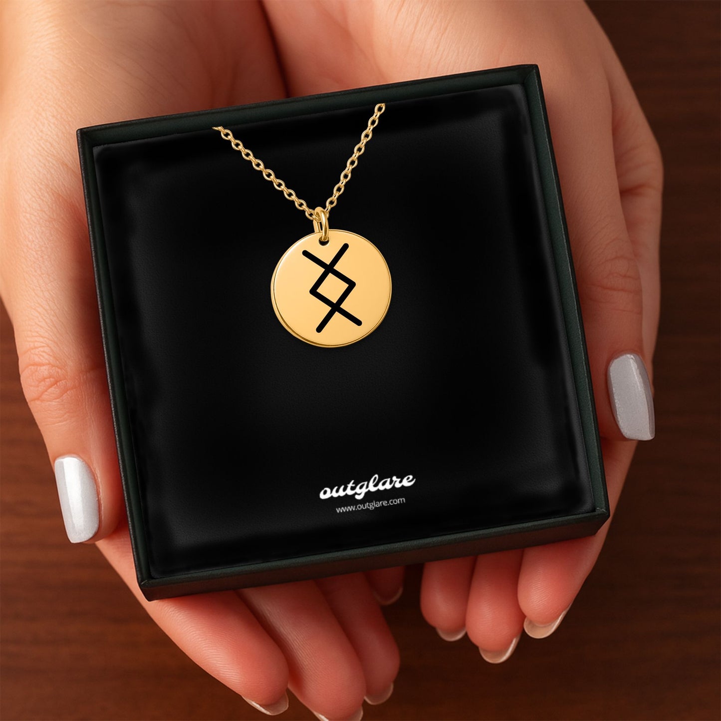 Inguz Rune Necklace