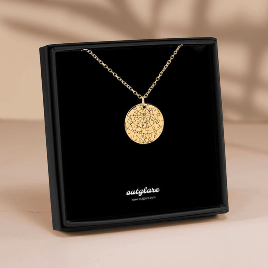 Personalized Star Map Necklace