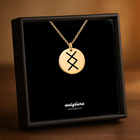 Inguz Rune Necklace