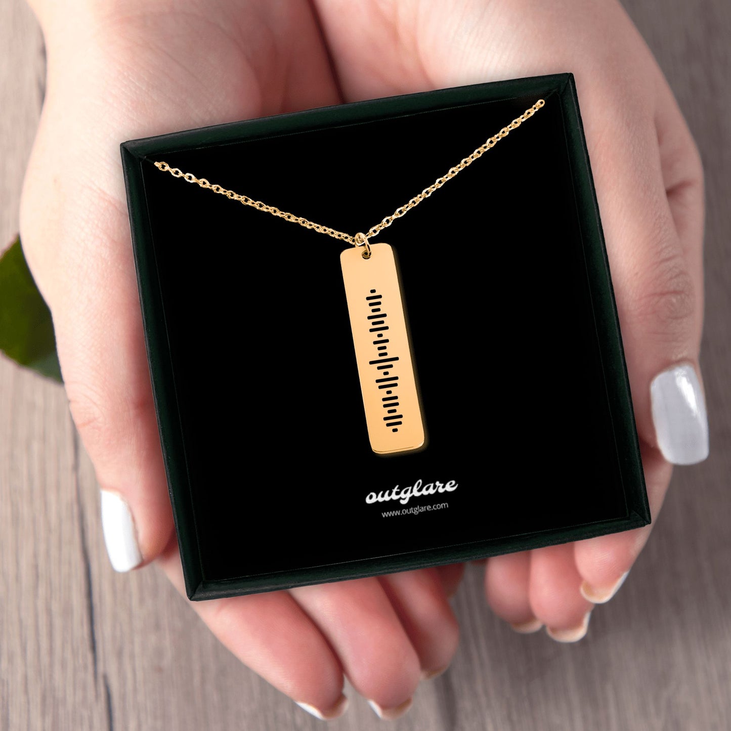 Luther Spotify Code Necklace