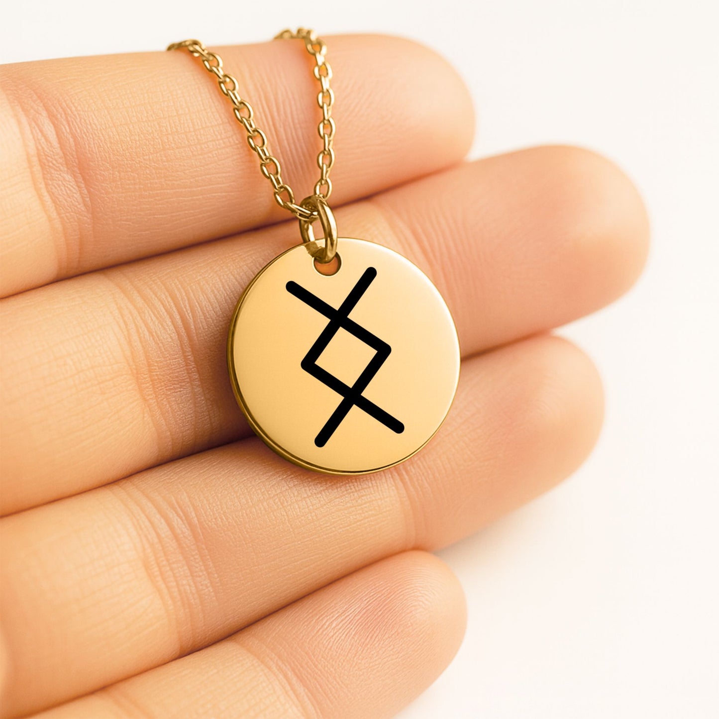 Inguz Rune Necklace