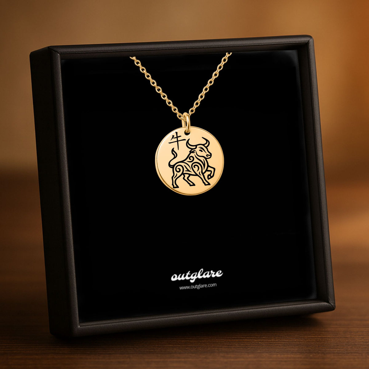 Ox Chinese Zodiac Necklace