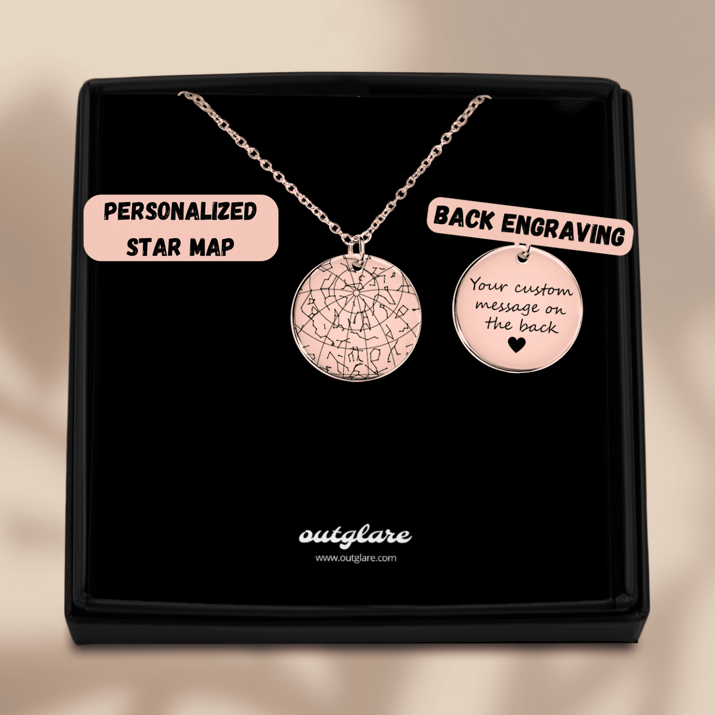Personalized Star Map Necklace