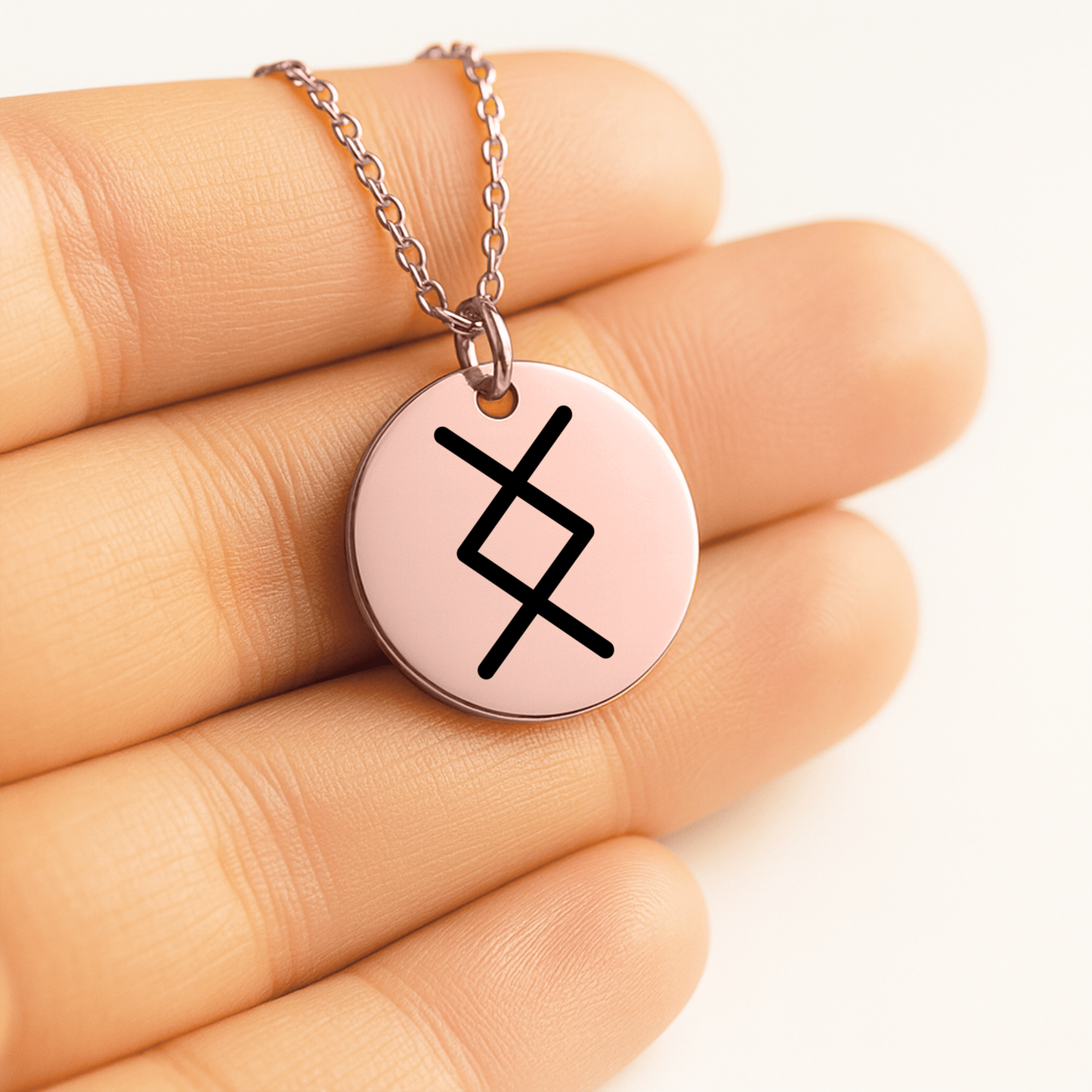 Inguz Rune Necklace