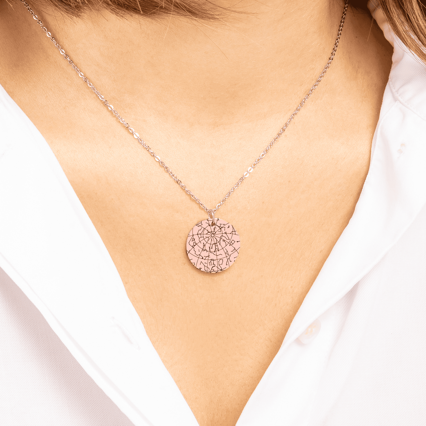 Personalized Star Map Necklace