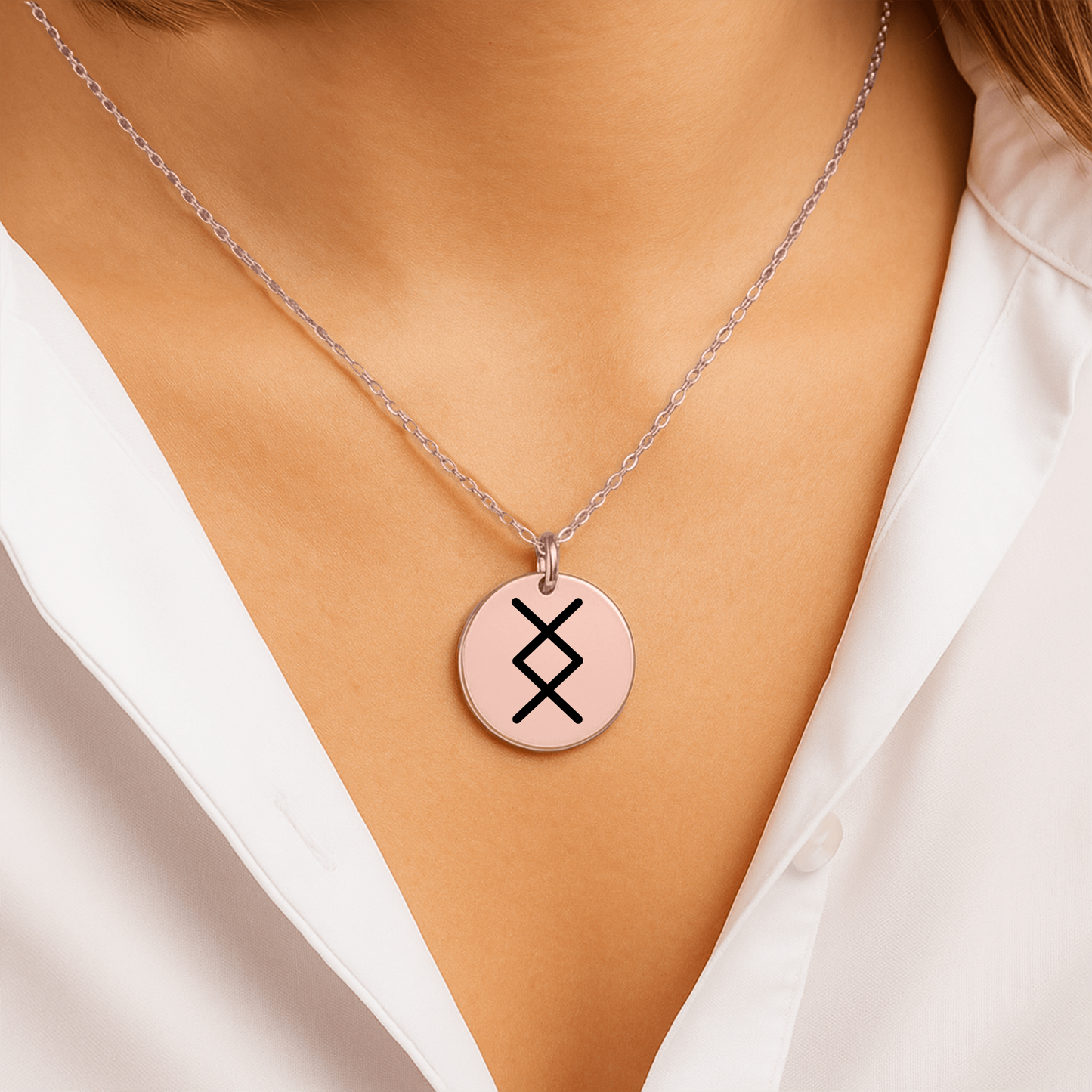 Inguz Rune Necklace