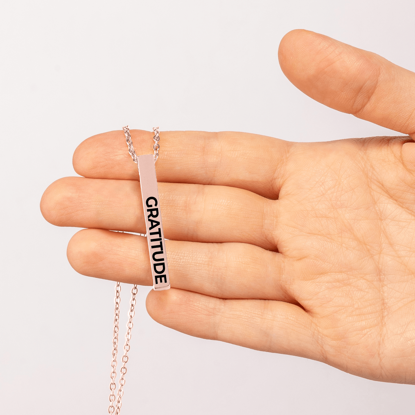 Gratitude Bar Necklace