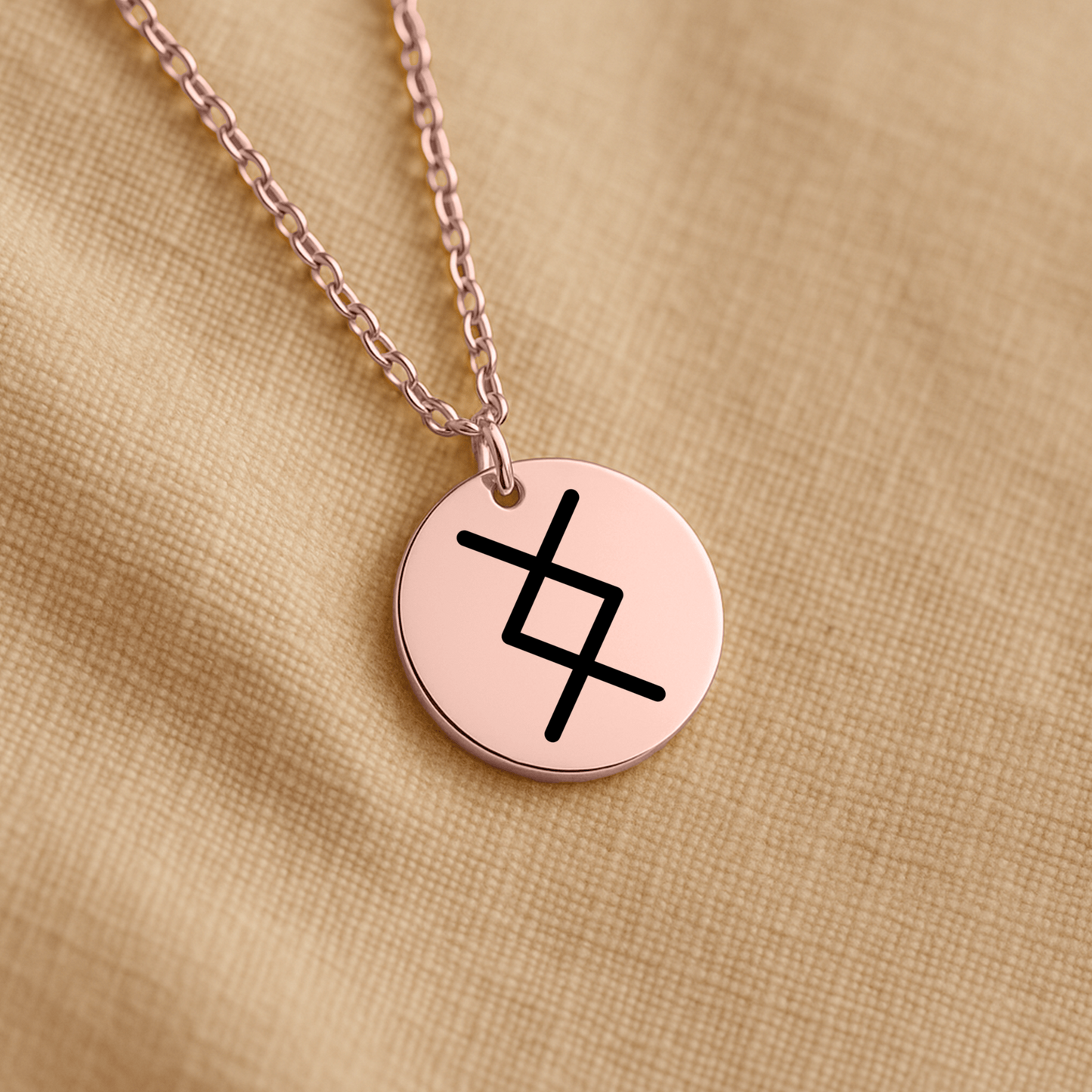 Inguz Rune Necklace