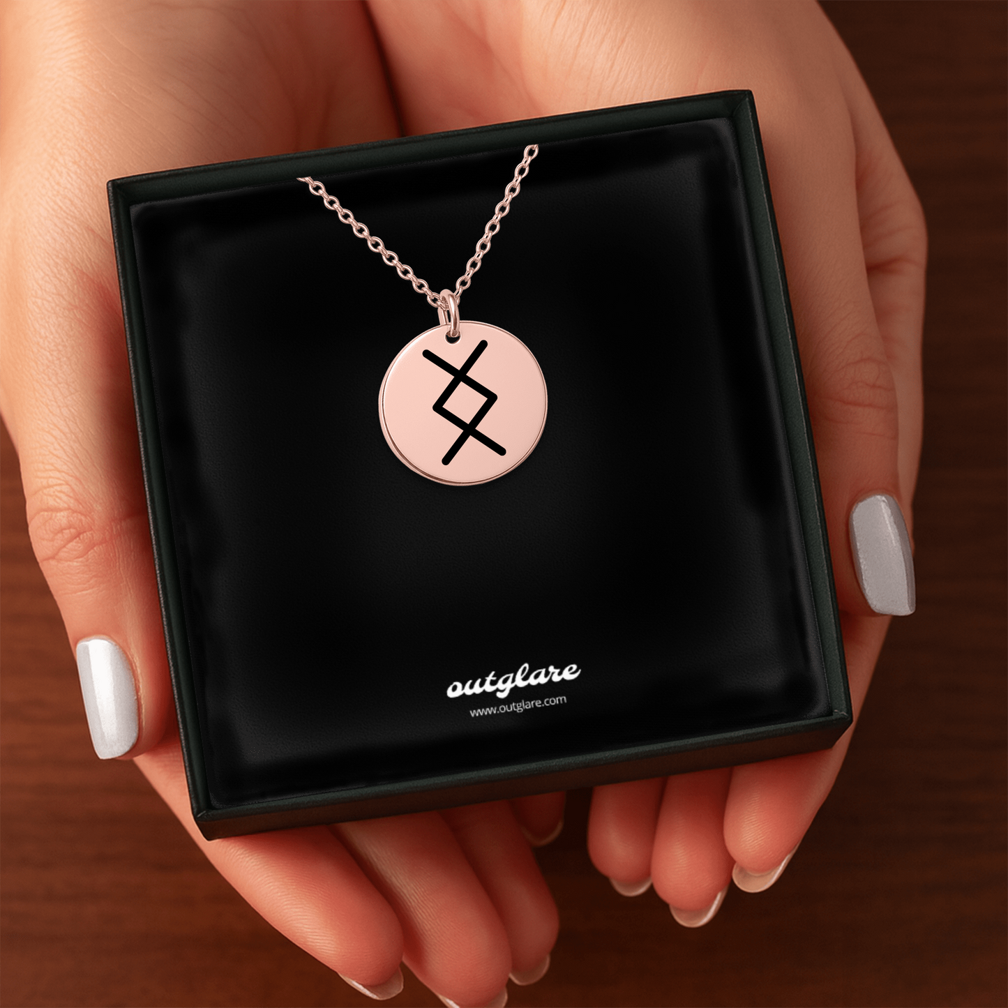 Inguz Rune Necklace