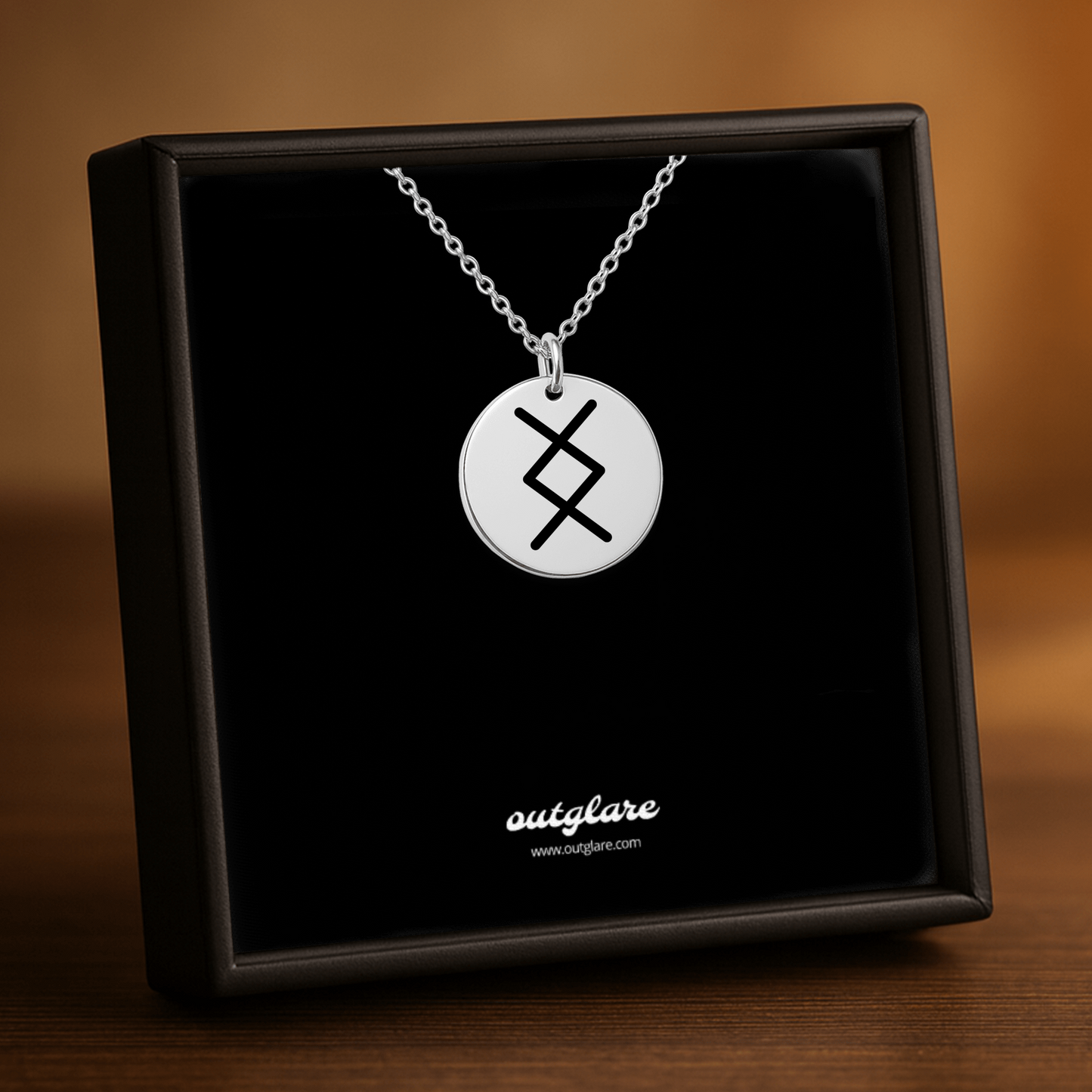 Inguz Rune Necklace