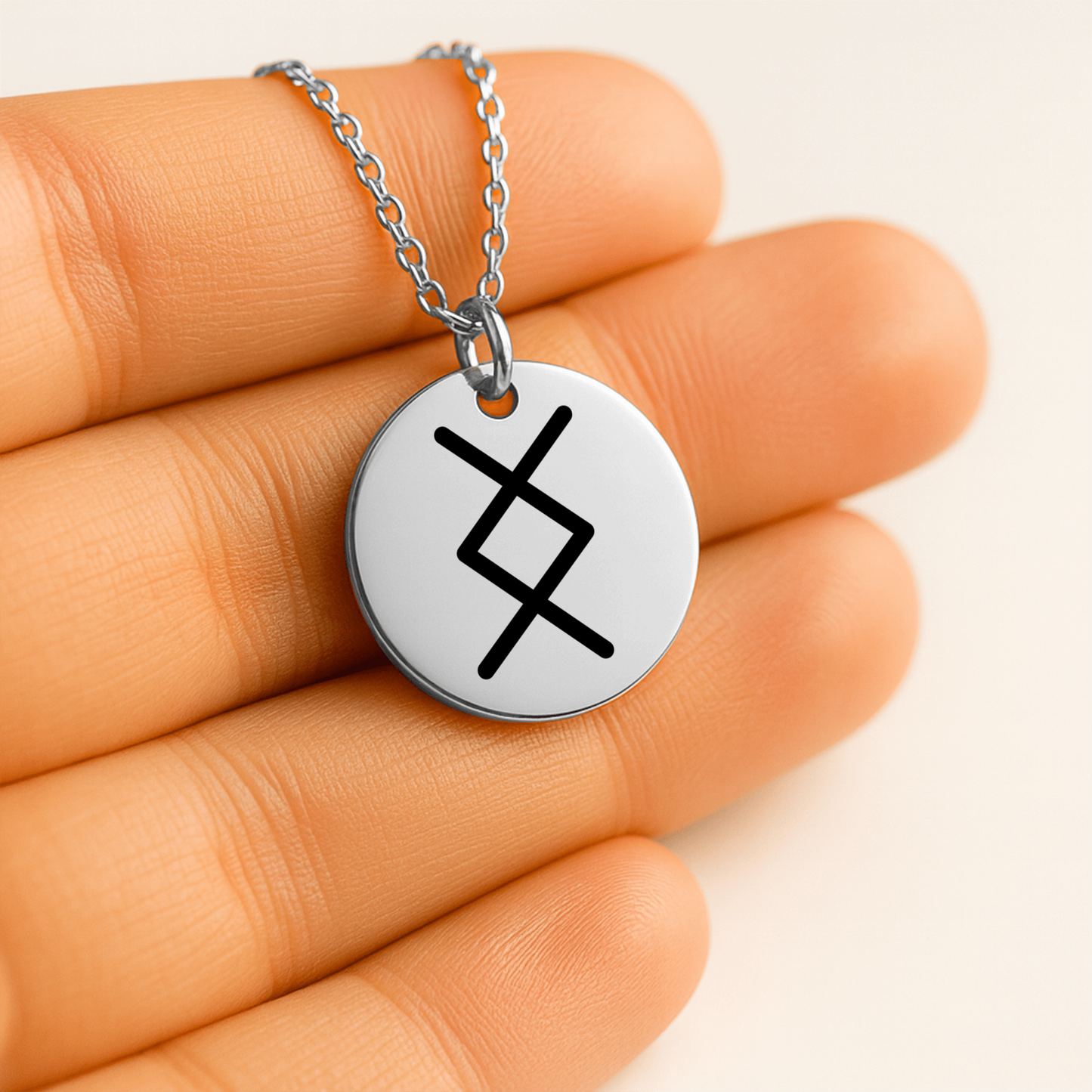 Inguz Rune Necklace