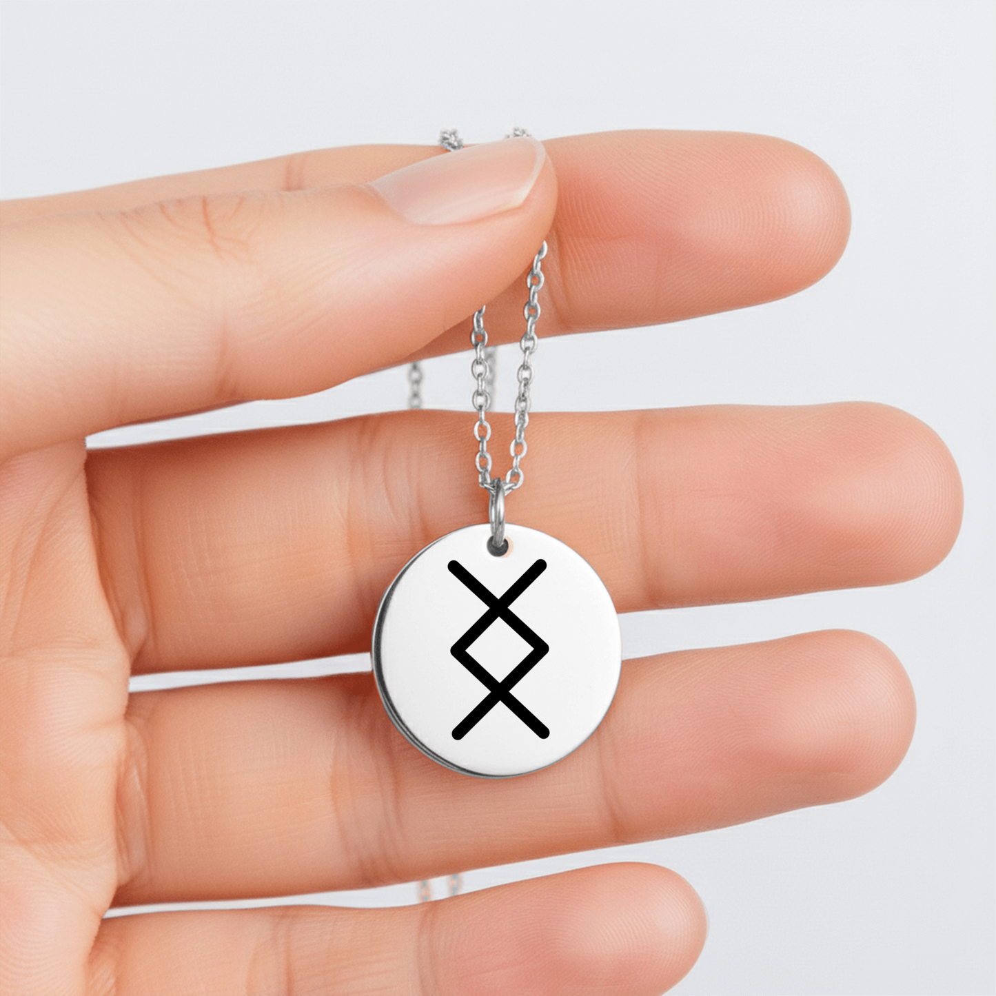 Inguz Rune Necklace