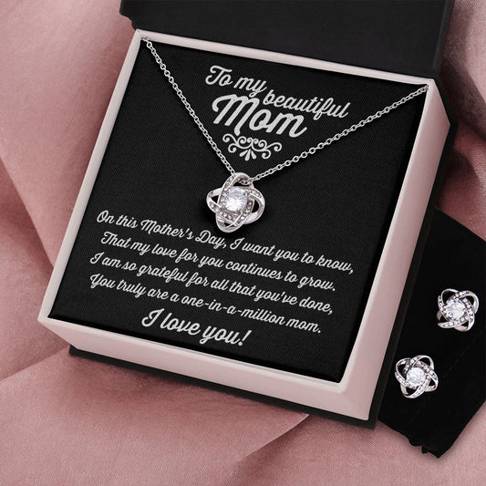Mother's Day Earring & Necklace Set - Outglare
